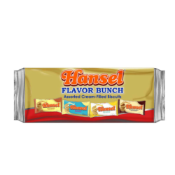 Hansel Flavor Bunch Sandwich Round Biscuit 31g x 10pcs