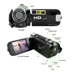 Full HD 1080P Digital Camera 16X AVI Video Camera Camcorder Vlogging